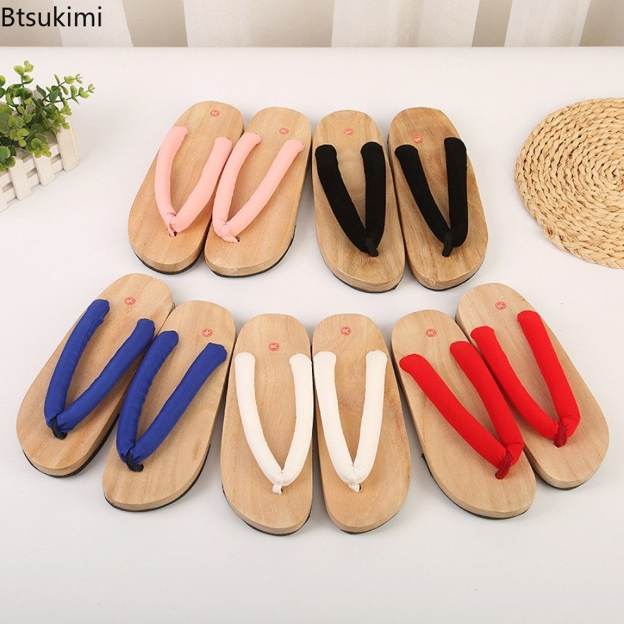 Geta Wooden Sandal - Sendal Geta Tradisional Pria Wanita, Sandal