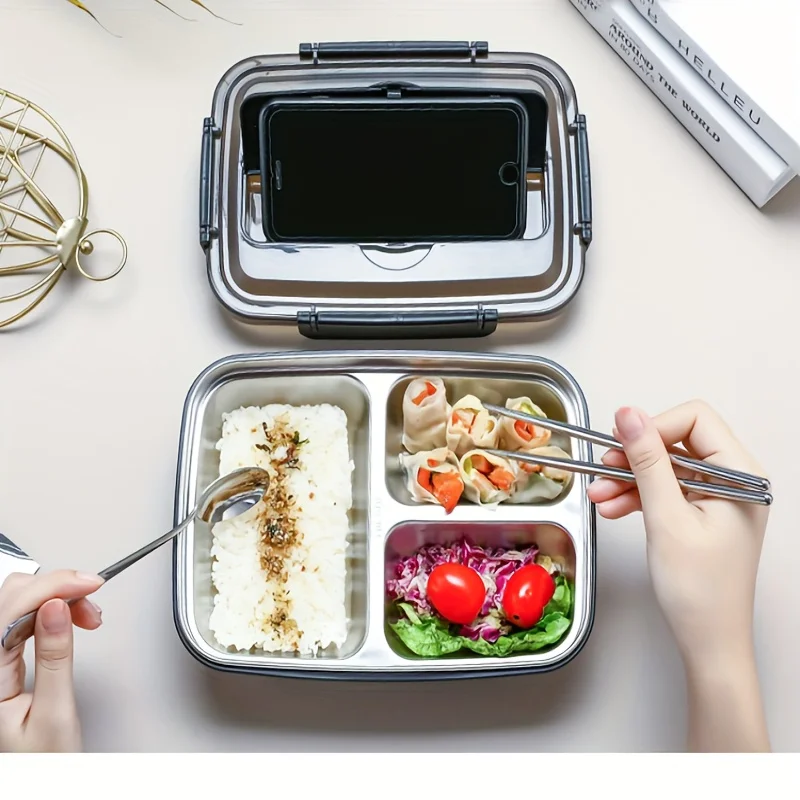Bento Box - Wadah Bento Mudah Dibersihkan Untuk Pelajar