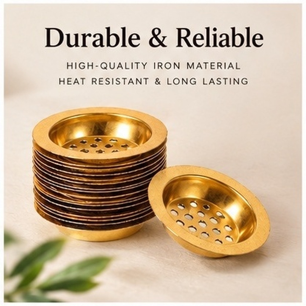 Incense Holder - 10 Buah Nampan Pembakar Dupa Warna