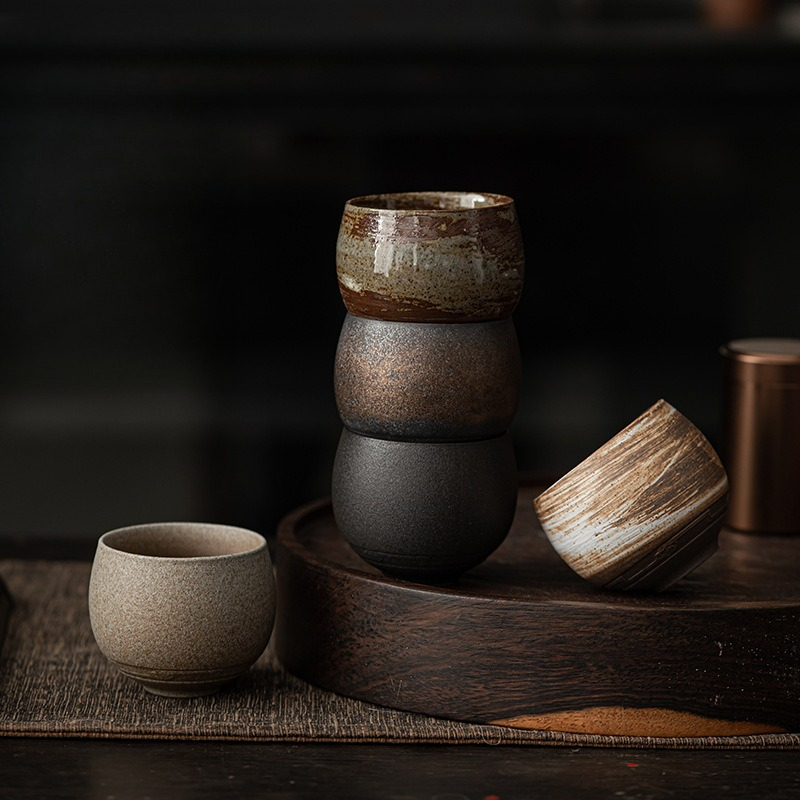 Japanese Pottery - Set Teh Kung Fu, Cangkir Teh