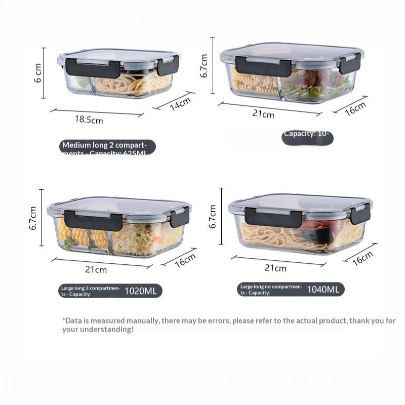 Wadah Penyimpanan Makanan Kaca - Bento Box ulasan dan harga