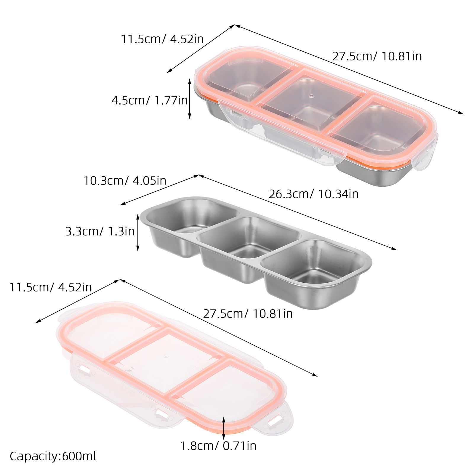 Wadah Makanan Ringan Baja Taha - Bento Box ulasan dan harga