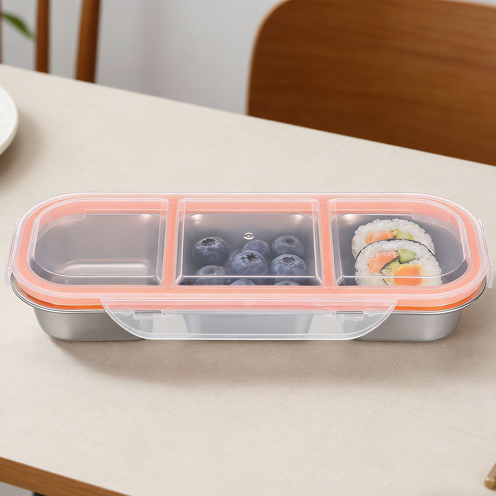 Wadah Makanan Ringan Baja Taha - Bento Box ulasan dan harga