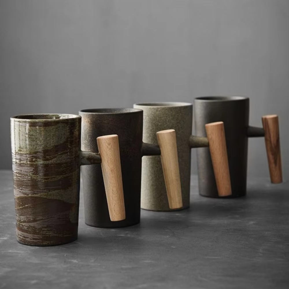 Cangkir Kopi Keramik dengan Ga - Japanese Pottery ulasan dan harga