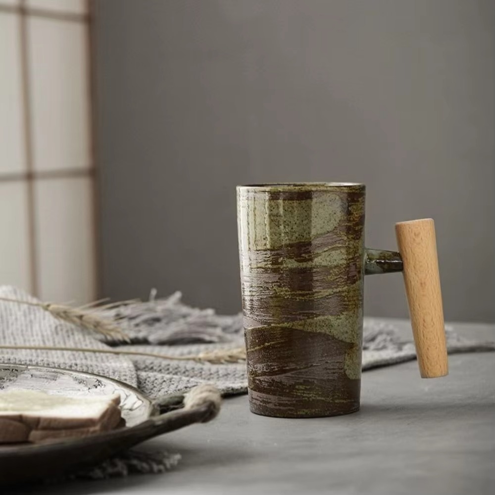 Cangkir Kopi Keramik dengan Ga - Japanese Pottery ulasan dan harga