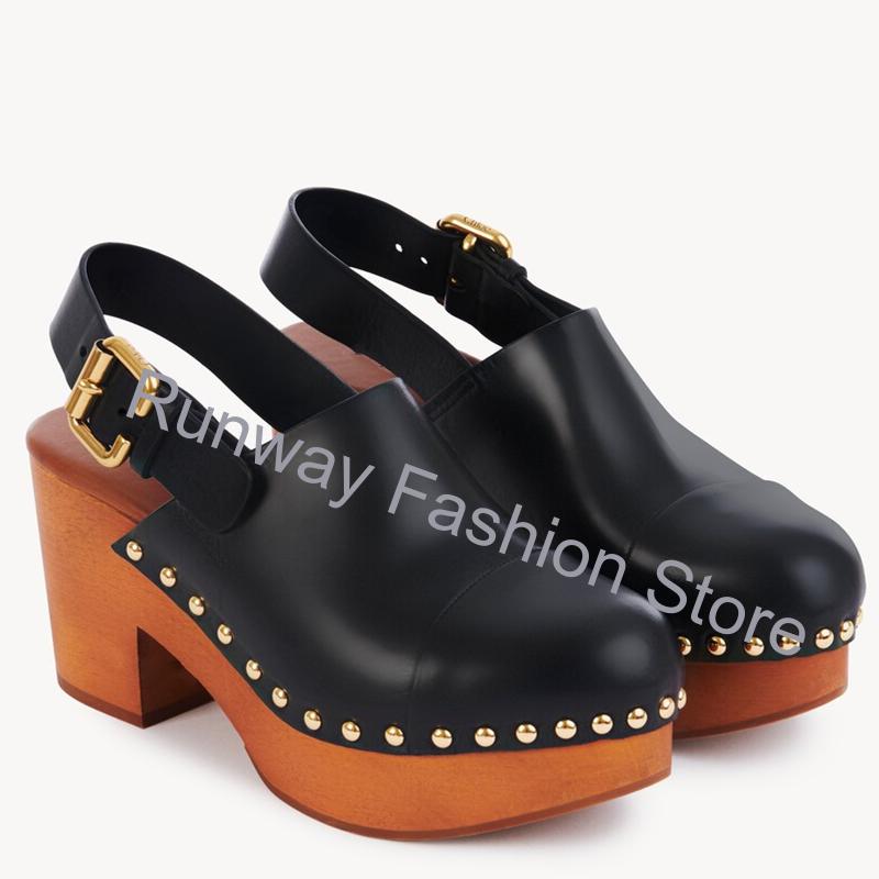 Sepatu Clog Wedge Kayu Tebal,  - Geta Wooden Sandal ulasan dan harga