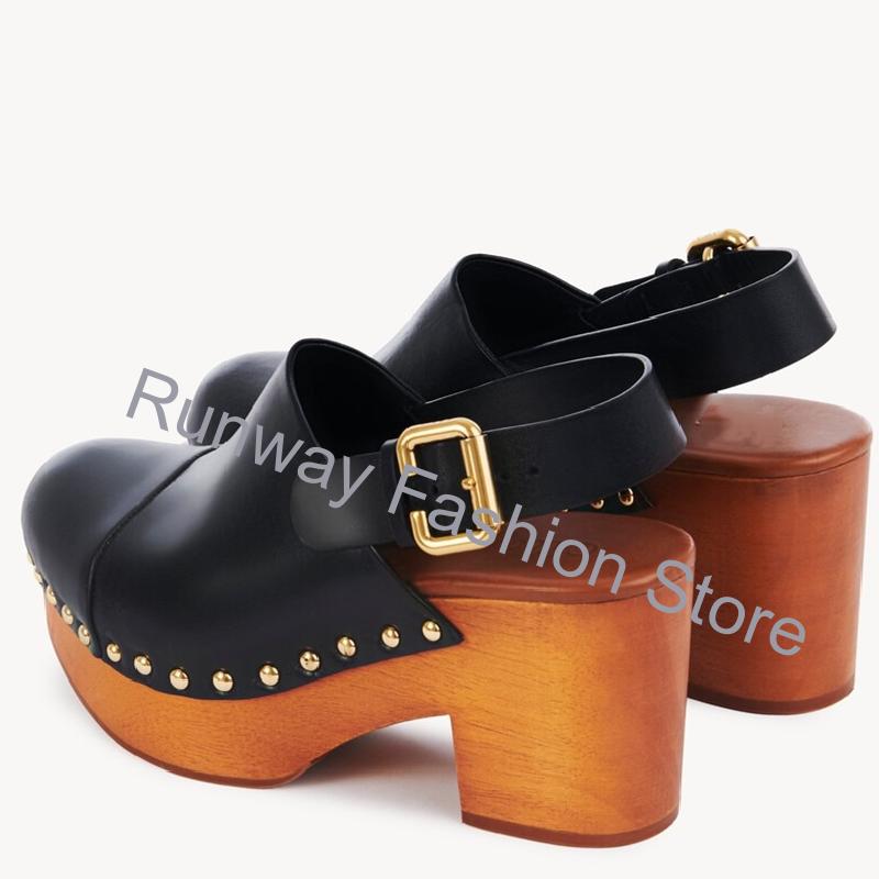 Sepatu Clog Wedge Kayu Tebal,  - Geta Wooden Sandal ulasan dan harga