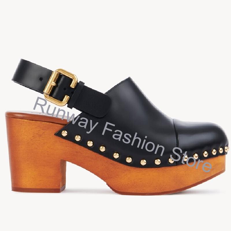 Sepatu Clog Wedge Kayu Tebal,  - Geta Wooden Sandal ulasan dan harga