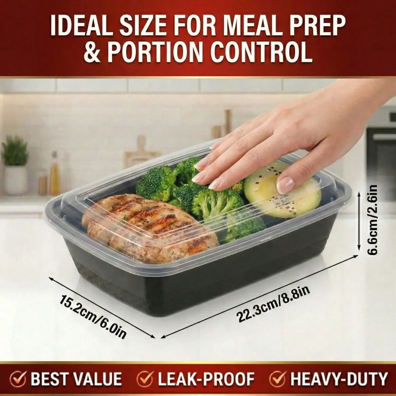 10/100 buah Wadah Makanan Pers - Bento Box ulasan dan harga